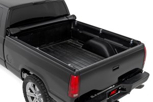 Chevrolet Silverado 1500 Classic Soft Roll Up Bed Cover - Rough Country - Matte Black - 2007